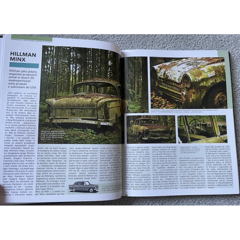 Rozkładówka o Hillman Minx — zdjęcia z historią motoryzacyjną